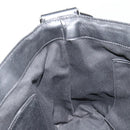 VALENTINO Shoulder Bag Canvas Khaki Silver Auth bs35528-20