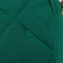 CHANEL Matelasse Chain Shoulder Bag Cotton Green Gold CC Auth bs35532-8