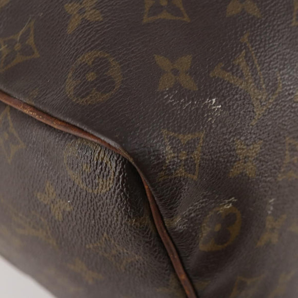 LOUIS VUITTON Monogram Speedy 35 Hand Bag M41524 LV Auth bs35533