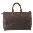 LOUIS VUITTON Monogram Speedy 35 Hand Bag M41524 LV Auth bs35533-2