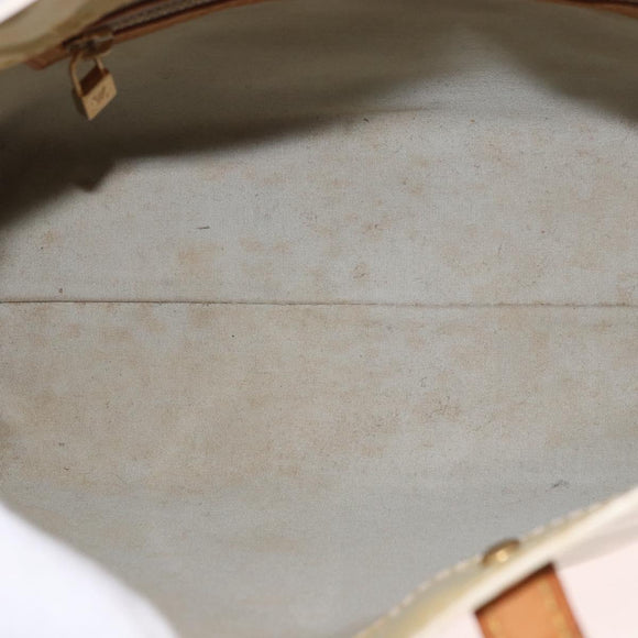 LOUIS VUITTON Monogram Vernis Reade PM Hand Bag Perle M91336 LV Auth bs35535