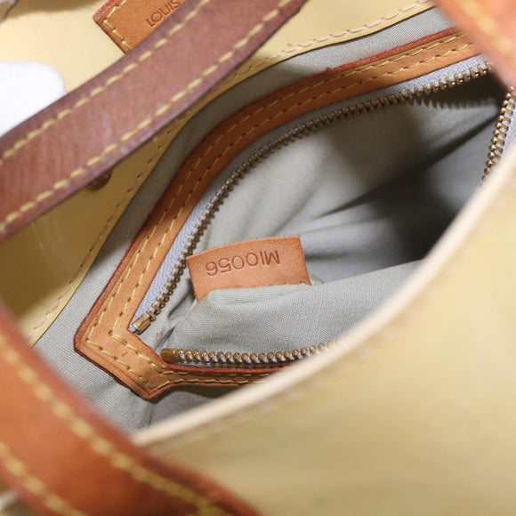 LOUIS VUITTON Monogram Vernis Reade PM Hand Bag Perle M91336 LV Auth bs35535