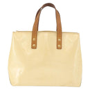 LOUIS VUITTON Monogram Vernis Reade PM Hand Bag Perle M91336 LV Auth bs35535-2