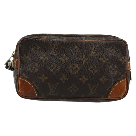 LOUIS VUITTON Monogram Marly Dragonne PM Clutch Bag M51827 LV Auth bs35536