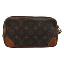 LOUIS VUITTON Monogram Marly Dragonne PM Clutch Bag M51827 LV Auth bs35536-2