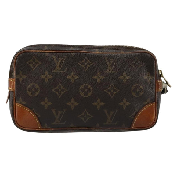 LOUIS VUITTON Monogram Marly Dragonne PM Clutch Bag M51827 LV Auth bs35536