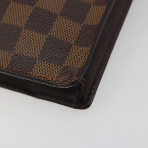 LOUIS VUITTON Damier Ebene Pimlico Shoulder Bag N45272 LV Auth bs35537