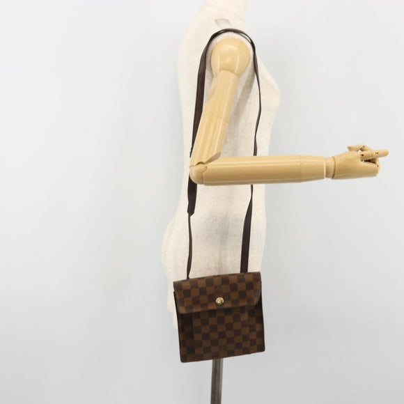 LOUIS VUITTON Damier Ebene Pimlico Shoulder Bag N45272 LV Auth bs35537