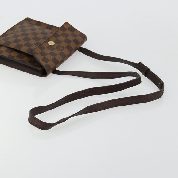 LOUIS VUITTON Damier Ebene Pimlico Shoulder Bag N45272 LV Auth bs35537