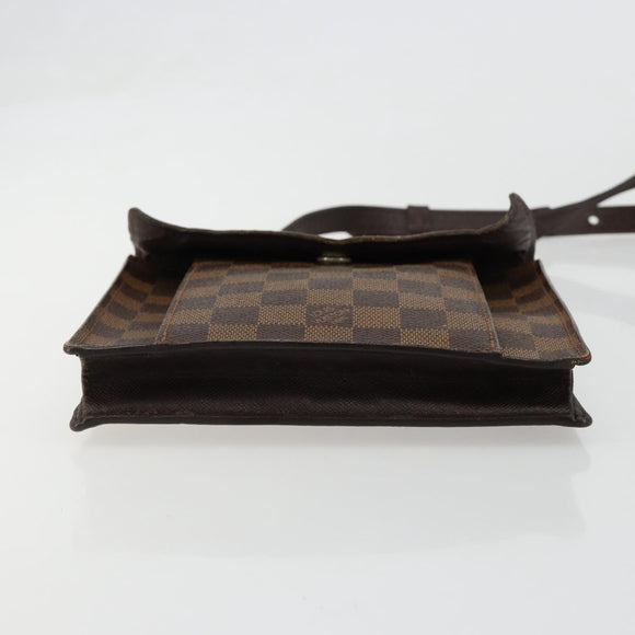 LOUIS VUITTON Damier Ebene Pimlico Shoulder Bag N45272 LV Auth bs35537