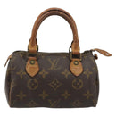 LOUIS VUITTON Monogram Mini Speedy Hand Bag M41534 LV Auth bs35539-13