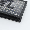CHANEL Clutch Bag Vinyl Black Gold CC Auth bs35542V-16