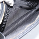 CHANEL Clutch Bag Vinyl Black Gold CC Auth bs35542V-11