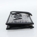 CHANEL Clutch Bag Vinyl Black Gold CC Auth bs35542V-4