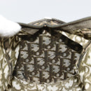 Christian Dior Trotter Canvas Hand Bag Nylon Khaki Silver Auth bs35543-19