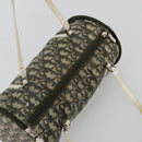 Christian Dior Trotter Canvas Hand Bag Nylon Khaki Silver Auth bs35543-6