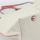 LOUIS VUITTON Cabas MM Tote Bag Canvas White M94502 LV Auth bs35545-13