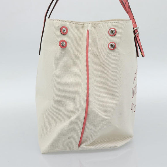LOUIS VUITTON Cabas MM Tote Bag Canvas White M94502 LV Auth bs35545