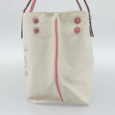 LOUIS VUITTON Cabas MM Tote Bag Canvas White M94502 LV Auth bs35545-5