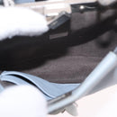 FENDI Shoulder Bag Leather 2way Light Blue Silver Auth bs35546-11