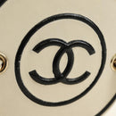 CHANEL Matelasse Chain Shoulder Bag Leather White Gold CC Auth bs35547SAM-15