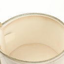 CHANEL Matelasse Chain Shoulder Bag Leather White Gold CC Auth bs35547SAM-21