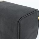 Gianni Versace Vanity Hand Bag Leather Black Gold Auth bs35548-15