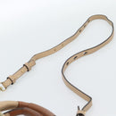 Chloe Etel Hand Bag Leather 2way Beige Gold Auth bs35549-14