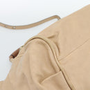 Chloe Etel Hand Bag Leather 2way Beige Gold Auth bs35549-15