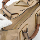 Chloe Etel Hand Bag Leather 2way Beige Gold Auth bs35549-6