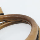 Chloe Hand Bag Leather Brown Silver Auth bs35550-10