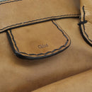 Chloe Hand Bag Leather Brown Silver Auth bs35550-17