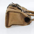 Chloe Hand Bag Leather Brown Silver Auth bs35550-5