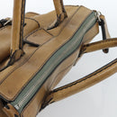 Chloe Hand Bag Leather Brown Silver Auth bs35550-7