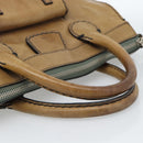 Chloe Hand Bag Leather Brown Silver Auth bs35550-8
