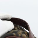 FENDI Zucca Canvas Clutch Bag Black Brown Auth bs35551-9
