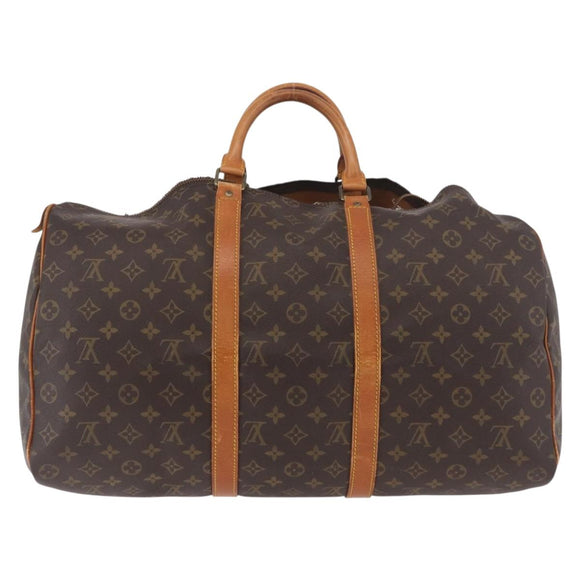 LOUIS VUITTON Monogram Keepall 50 Boston Bag M41426 LV Auth bs35556