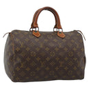 LOUIS VUITTON Monogram Speedy 30 Hand Bag M41526 LV Auth bs35557-1