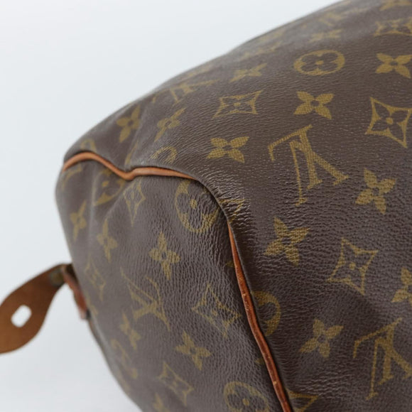 LOUIS VUITTON Monogram Speedy 30 Hand Bag M41526 LV Auth bs35557