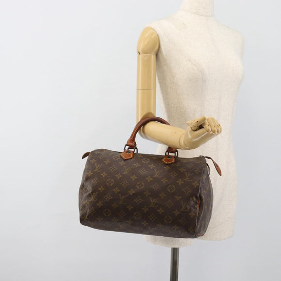 LOUIS VUITTON Monogram Speedy 30 Hand Bag M41526 LV Auth bs35557