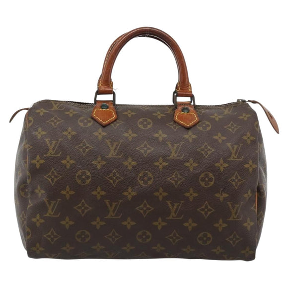 LOUIS VUITTON Monogram Speedy 30 Hand Bag M41526 LV Auth bs35557