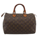 LOUIS VUITTON Monogram Speedy 30 Hand Bag M41526 LV Auth bs35557-2