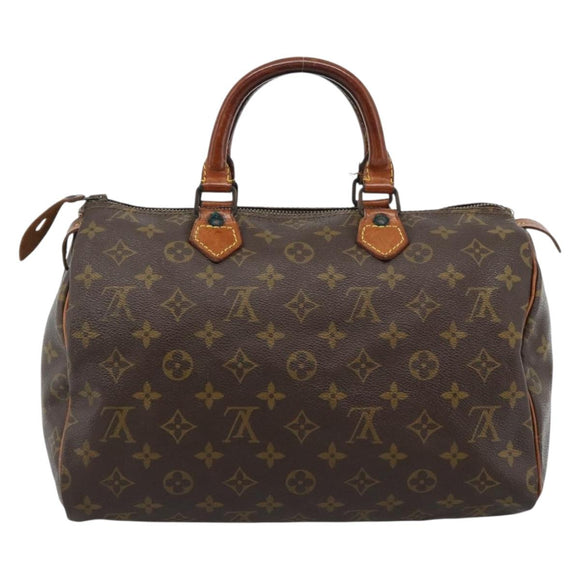 LOUIS VUITTON Monogram Speedy 30 Hand Bag M41526 LV Auth bs35557