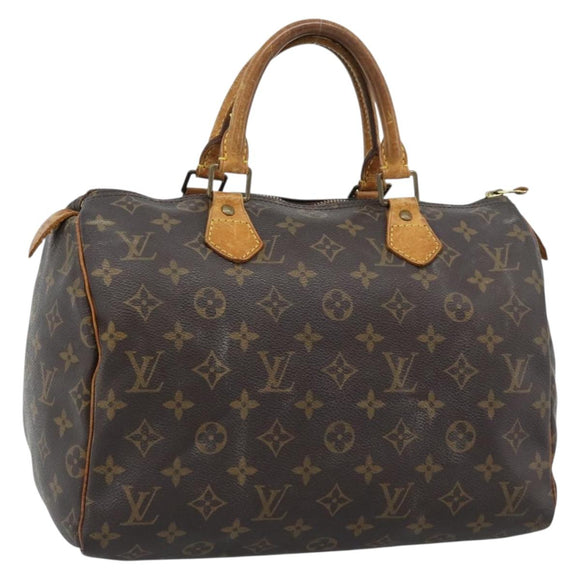 LOUIS VUITTON Monogram Speedy 30 Hand Bag M41526 LV Auth bs35558