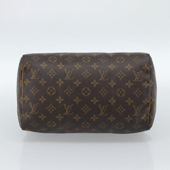 LOUIS VUITTON Monogram Speedy 30 Hand Bag M41526 LV Auth bs35558