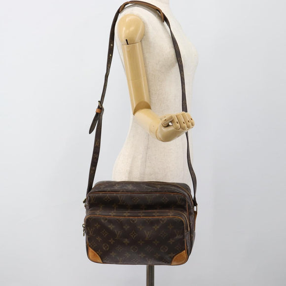 LOUIS VUITTON Monogram Nile Shoulder Bag M45244 LV Auth bs35559