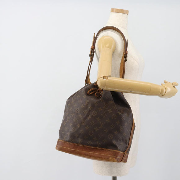 LOUIS VUITTON Monogram Noe Shoulder Bag M42224 LV Auth bs35560