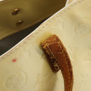 LOUIS VUITTON Monogram Vernis Reade PM Hand Bag Perle M91336 LV Auth bs35563-10