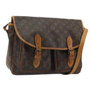 LOUIS VUITTON Monogram Gibeciere MM Shoulder Bag M42247 LV Auth bs35565-1