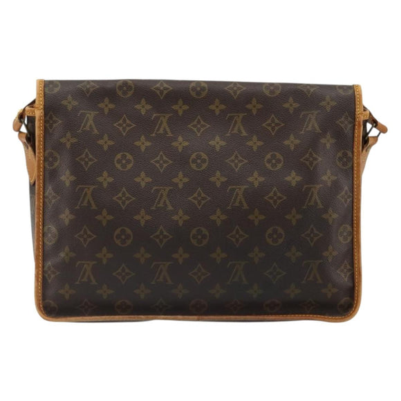 LOUIS VUITTON Monogram Gibeciere MM Shoulder Bag M42247 LV Auth bs35565